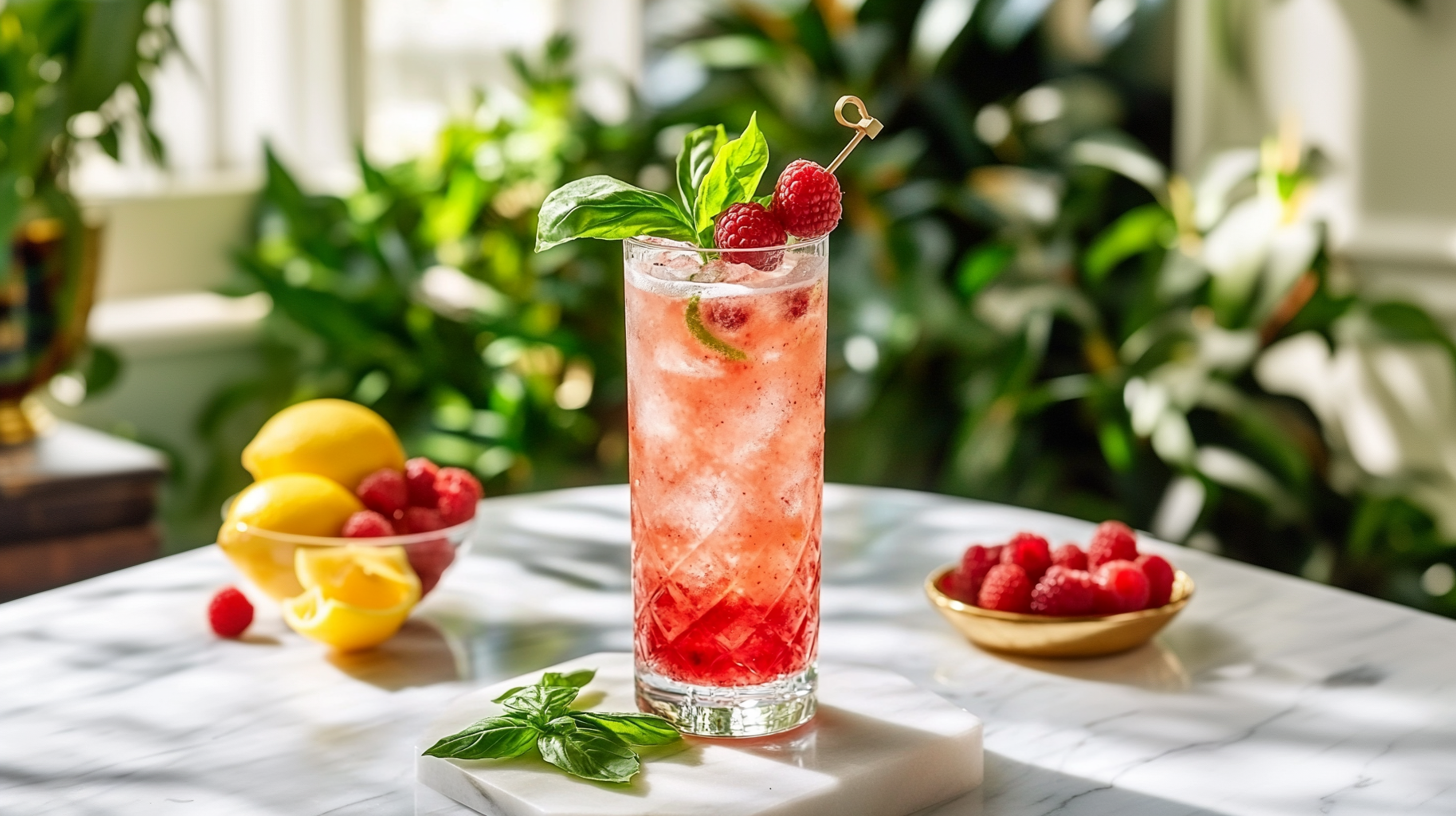 Berry Basil Cooler