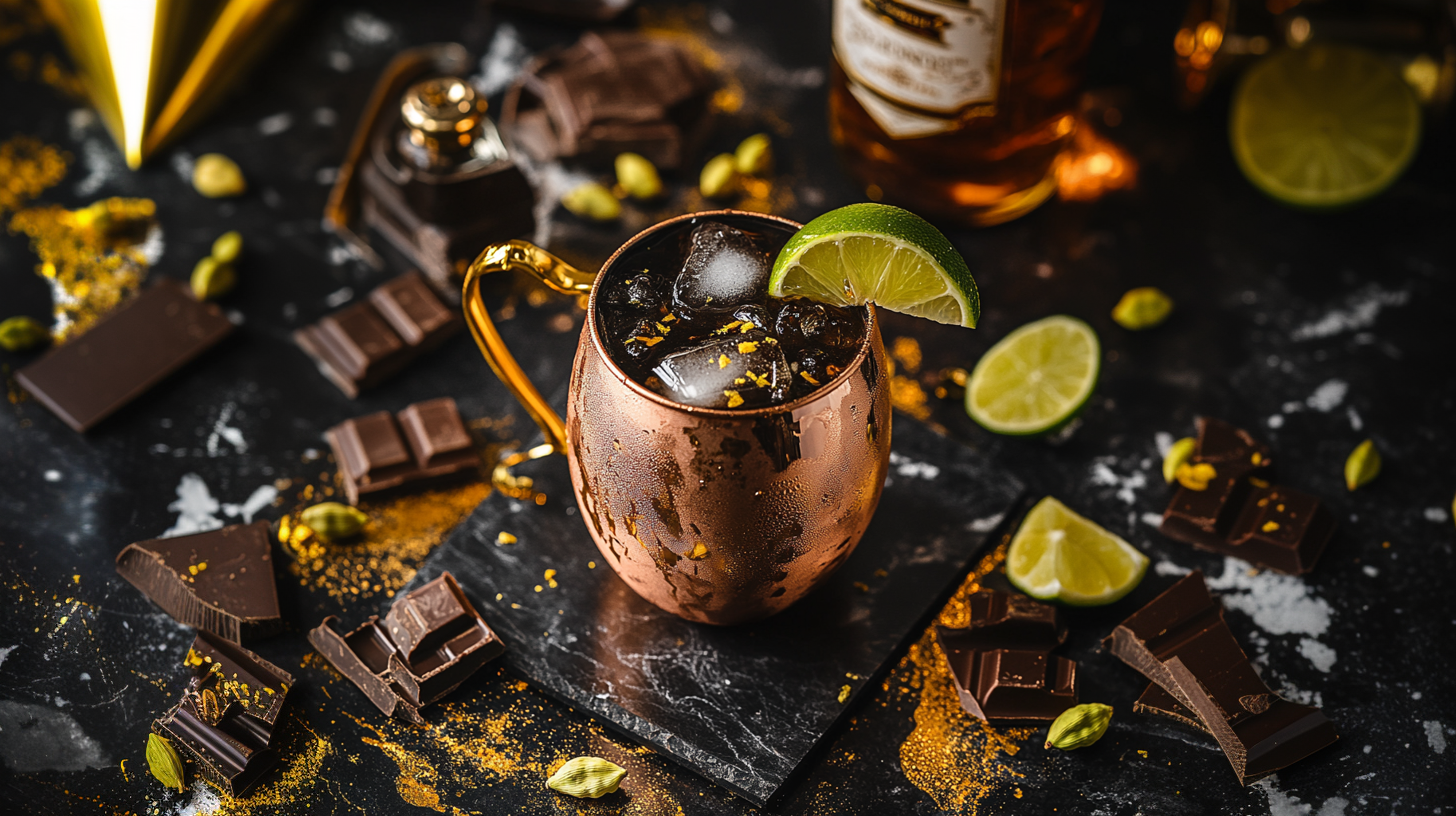 Dark Chocolate Cardamom Mule