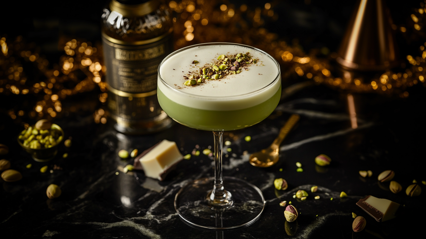 White Chocolate Pistachio Sour
