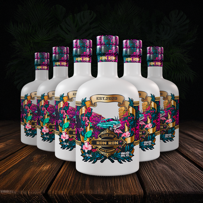 Ron Ron Elixier De Caribbean - Sixpack 0,7 L