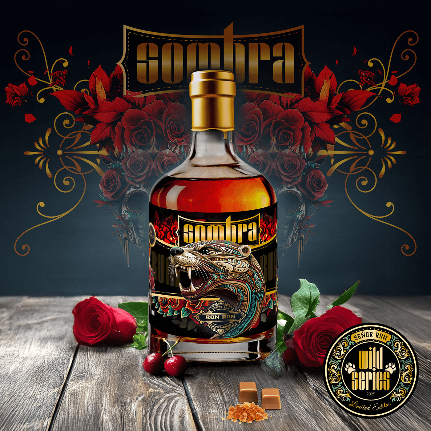 Wild Series Sombra - 46% Vol. Rum