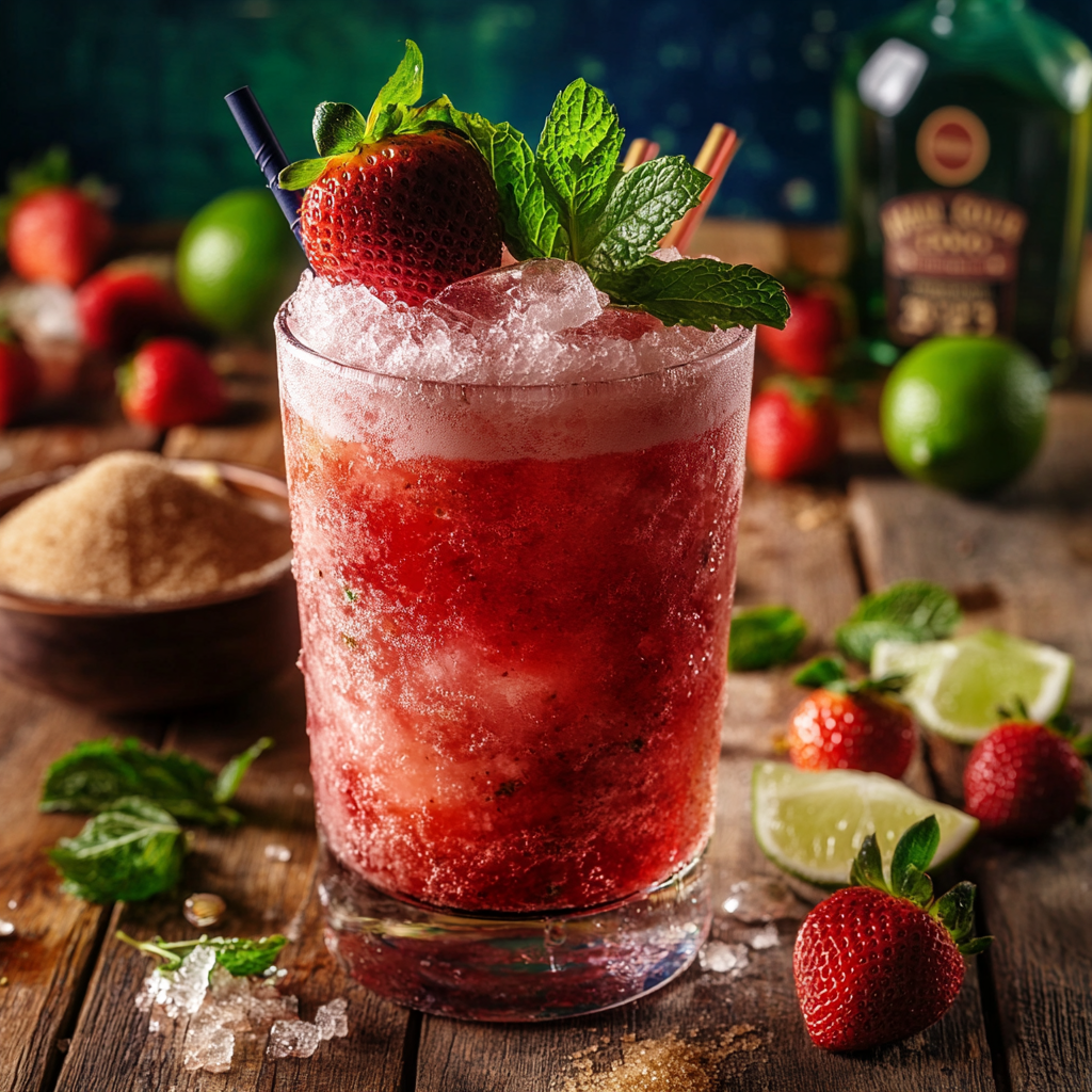 Fresa Caribeña: Ein sommerlicher Traum aus Erdbeeren und Rum