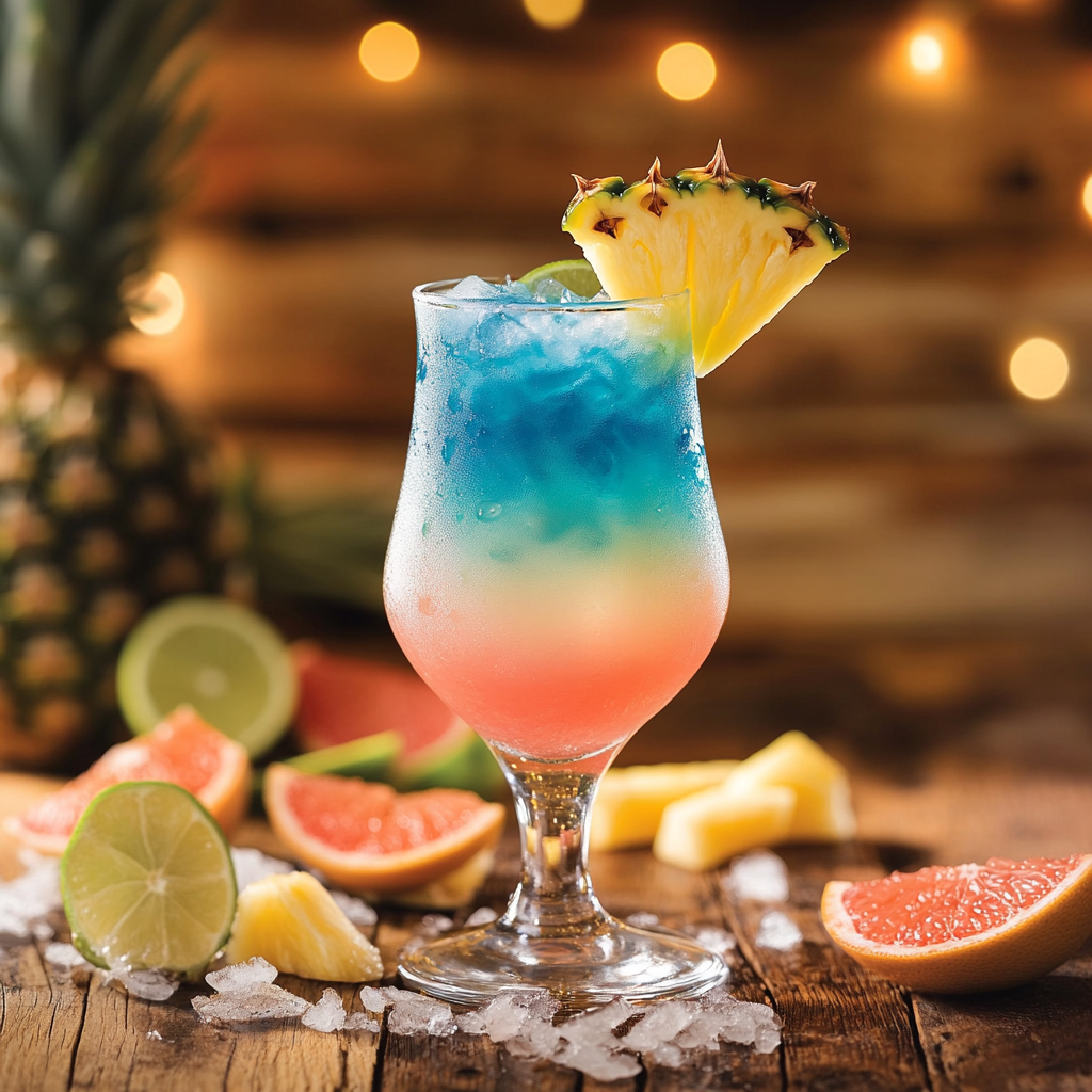 Mar Azul – Ein erfrischender Cocktail mit Rum und Rumlikör